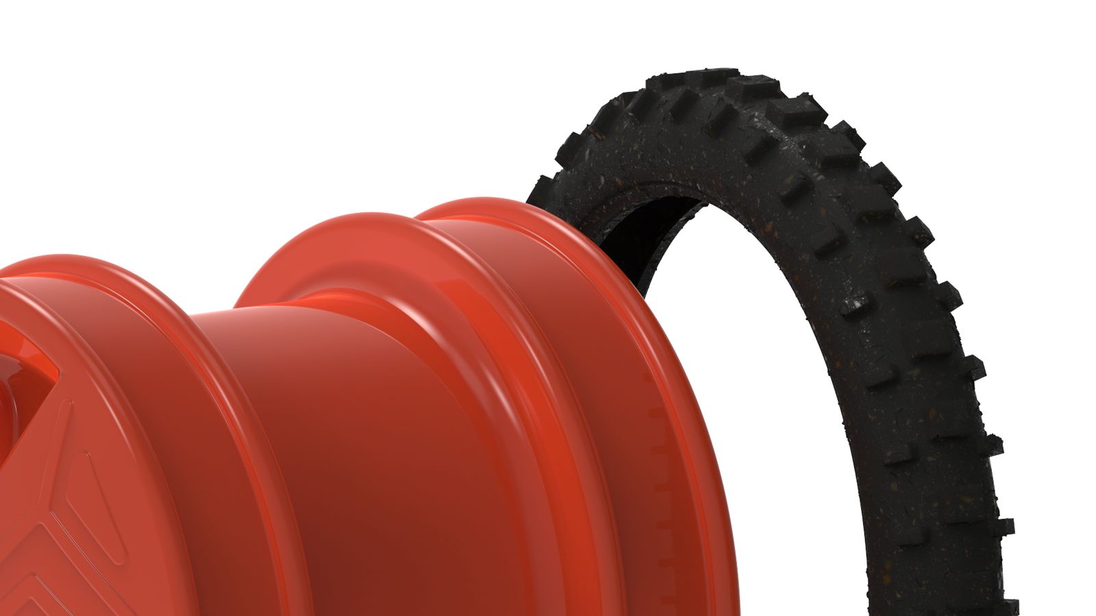 Detail of drum and tyre