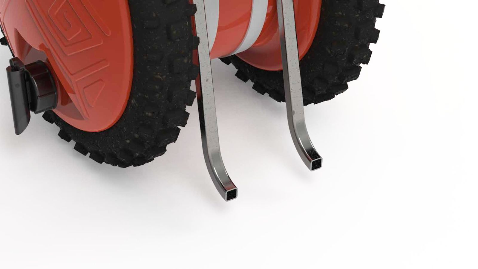 Detail of the handle fixing